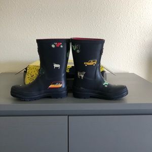 Joules kids rain boots size 12